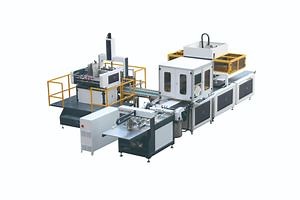 [Hot Item] High Accuracy YAMAHA Robotic Arm Type Automatic Rigid Box Making Machine for Watch Box Making Machine