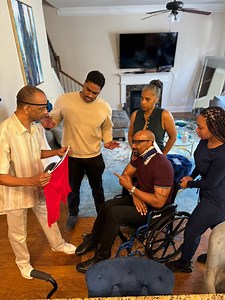 When Malachi sends a plus size Male exotic dancer to Mr Tinker house! #God #love #Jesus #Jesusispoppin #Jesusbeenpoppin #Kountrywayne #helpisontheway #letthatsizzleinyourspirit #Mikebless | Kountry Wayne