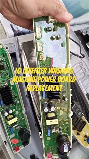 LG INVERTER WASHING MACHINE POWER BOARD REPLACEMENT #technician #washingmachine