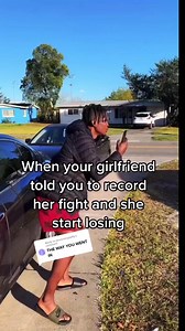 When bae make you record her fight but she start losing | F&E Forever