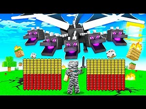 UNKILLABLE MINECRAFT PLAYER vs STRONGEST MINECRAFT BOSSES!