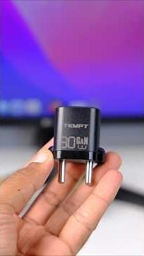 India’s Smallest Fast Charger - Tempt Elite 30W Type-C GaN³ Adapter