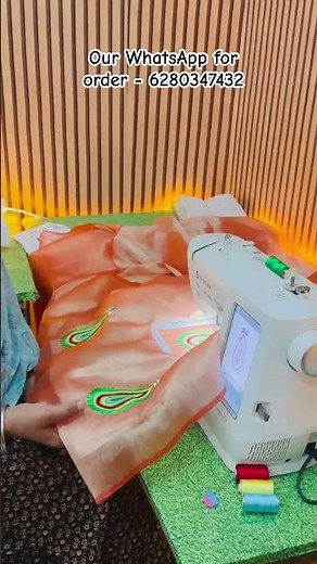 Embroidery work with SINGER SE9185 Machine