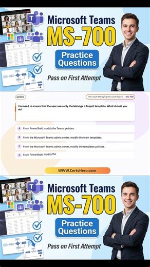 MS-700 Practice Questions | Managing Microsoft Teams #MS700 #ManagingTeams