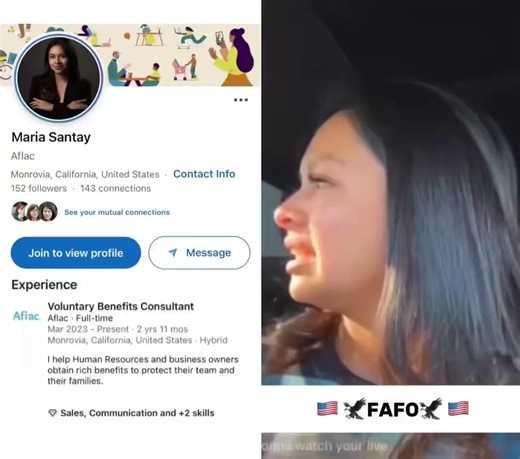 #FAFO ALERT: After DAYS of obstructing ICE operations in Los Angeles, leftist agitator Maria Santay is CRYING ON CAMERA as agents finally move in to arrest her. These people think they’re IMMUNE. And this chick just learned she’s wrong the hard way. | M.A. Rothman