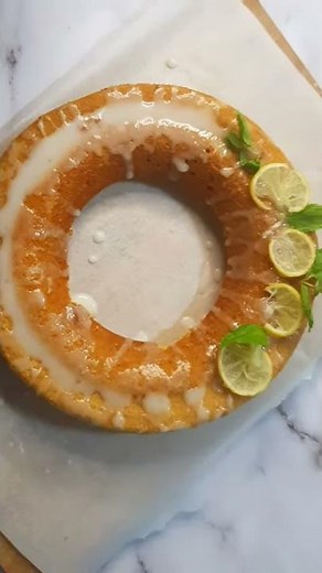 Eggless Lemon Cake Without Oven | Soft, No Egg, No Butter | Tea Time Cake Recipe | Christmas Cake