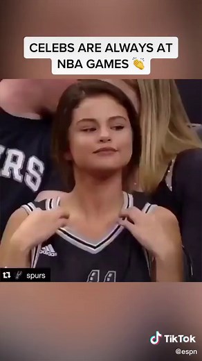 Celebrities are always sitting courtside at #NBA games 👏 #beyonce #selenagomez