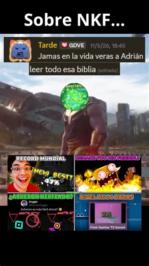 Lo que predije al final paso... @gamesjoshua y @AdrianJuegando #geometrydash #weekdash #nkf