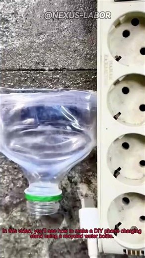 DIY Phone Charging Stand: Make It With a Water Bottle (Easy Life Hack)