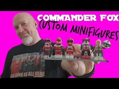 COMMANDER FOX - CUSTOM MINIFIGURES. A review of Commander Fox's custom minifigures. #radiusz #sta...