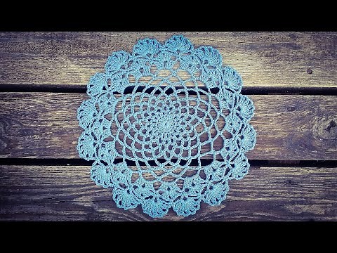 Crochet Seashells Doily Tutorial