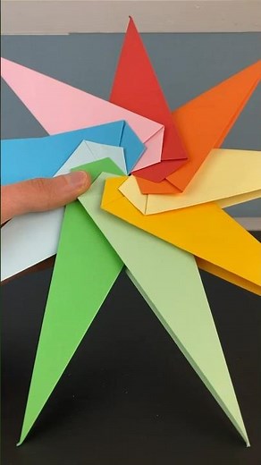 Origami Transforming Super Star (Jeremy Shafer) || Demo #origami #origamiart #origamicraft #shorts