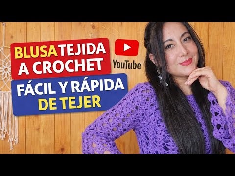 ✨ Easy and Quick Crochet Blouse | Step-by-Step Tutorial🧶