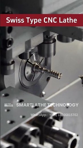 Slim workpiece made by Swiss type CNC lathe with high-accuracy&high-rigidity. | SWISS TYPE CNC LATHE