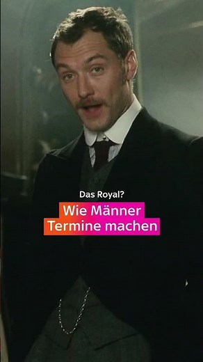Kurz, knapp, klar. Termin steht. ✅😎 Sieh dir jetzt »Sherlock Holmes« auf Sky an.