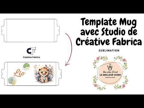 Template Mug avec Studio de Créative Fabrica - Sublimation, Cricut ...