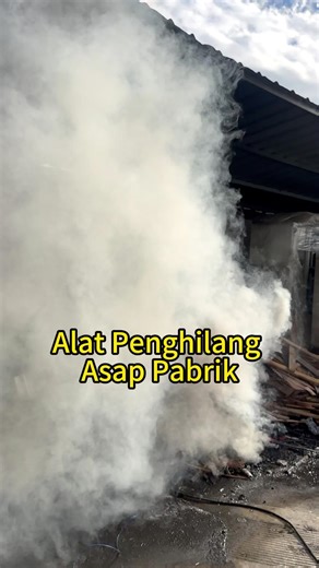 Penyaring Asap Filter Pabrik#penyaringasap #alatpemumlanasapindustr #fyp #cerobongasapindustri #boilerpabrik