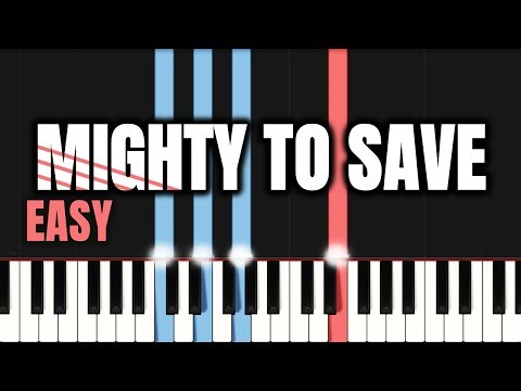 Hillsong Worship - Mighty To Save | EASY PIANO TUTORIAL by Synthly Piano