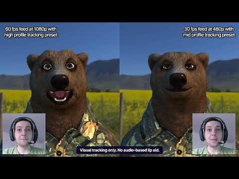 Animaze presents: Webcam Face Tracking - Realtime 60 FPS & 30 FPS