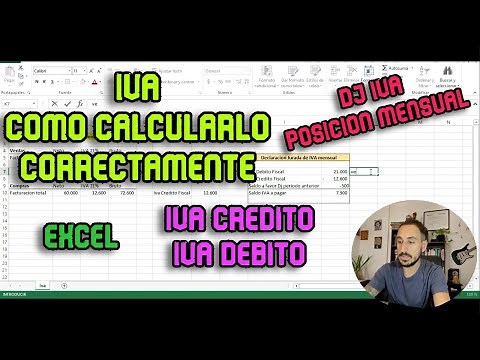How to Calculate VAT Correctly in Excel | Tax Credit, Tax Debit, Monthly DJ Position
