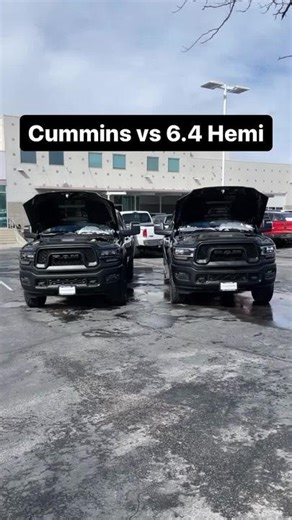 @ramtrucks cummins vs 6.4 Hemi! #ram #ramtrucks #ramlove #ramlife #ramcummins #64hemi #hemi #hemilife #ramrebel #ram2500 #ram2500diesel