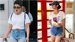 आज का फैशन: गर्मियों में चाहिए कूल लुक तो ट्राई करें सफेद टीशर्ट के साथ शार्ट्स, बॉलीवुड हसीनाओं से लें टिप्स