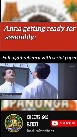 When "Anna" gets ready for the Assembly! 🤣 #memetamil #shorts #tvk #viral #thalapathyvijay