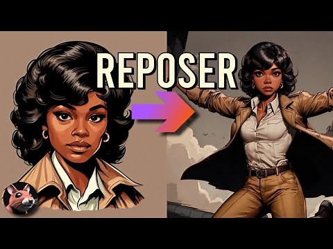 Reposer = Consistent Stable Diffusion Generated Characters in ANY pose from 1 image!