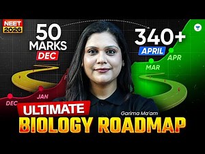 From 50 to 340+ Marks 🔥 Ultimate NEET 2026 Biology Roadmap | Garima Goel