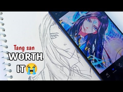 This Tang San Drawing Gave Me Goosebumps 😳 | Final Result at End