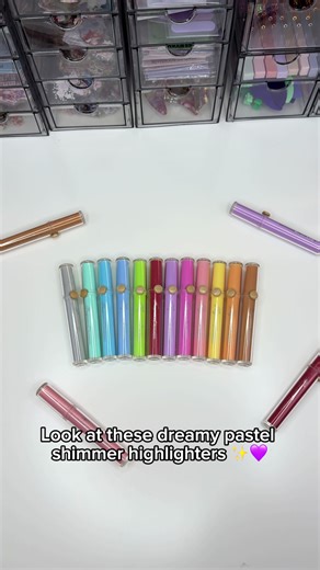 Look at these dreamy pastel shimmer highlighters ✨💜 They’re not just markers… they make your notes glow. Soft colors. Beautiful sparkle. Perfect for journaling, studying, and planning. Which shade is your favorite? 💕 Order here ⬇️ www.bloomingbookbundles.com #bookbundle #bookset #bookish #booklover #bookaesthetic