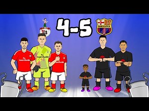 Benfica 4-5 Barcelona - The Song🔥 (UEFA Champions League 24/25 Goals Highlights)