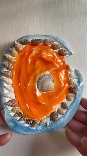 It's my favorite color. #clay art#clay craft# clay tutorial#polymer clay #handmade#diy clay