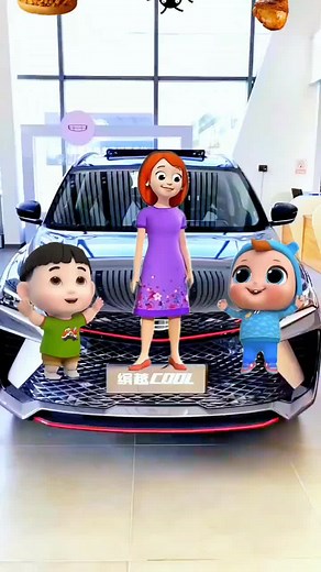 Animated Car Showroom with Engaging Characters