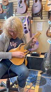 Mid-1990s Ovation Mandolin MM68 made in New Hartford, Connecticut with OHSC $799 Played through the Fender Acoustasonic Ultralight with matching cabinet $1499 | Vig Guitars