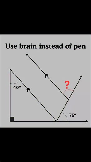 Think & Solve on Instagram: "Basic mathematics Triangle problem algebra tricky problem #mathteacher #mathlover #mathfun #algebra #basicmath #mathiassantourian #jee #trigonometry #mathematics #triangle"