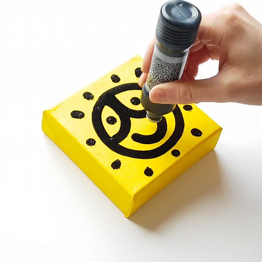 Creative Yellow Doodle Art Tutorial