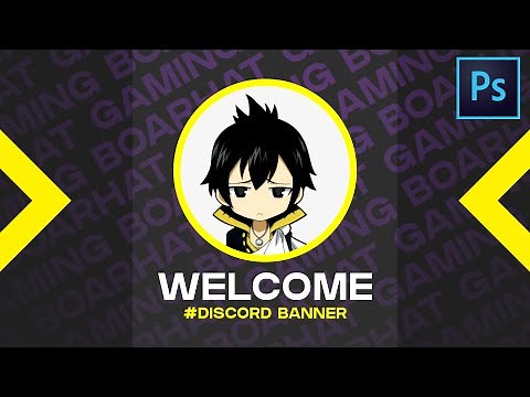 Make a Simple Discord Welcome Banner in 3 Minutes | FREE TEMPLATE