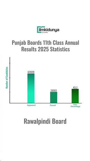 11th Class Result 2025 | Punjab All Boards Performance Analysis
