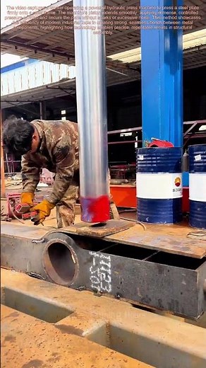Power and Precision: How Hydraulic Presses Shape Steel Structures