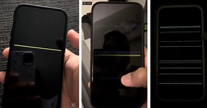 iPhone 14 horizontal lines upon waking? It's not a hardware glitch