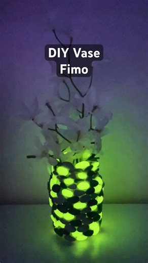 DIY Fimo Vase #diy #shorts #diycrafts