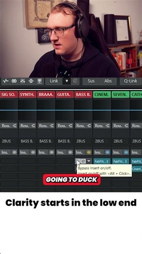 Sidechaining Bass & Percussion for Clarity
