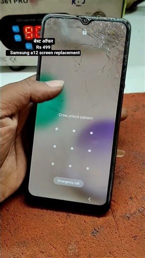 Samsung a12 screen replacement #smartphone #shorts