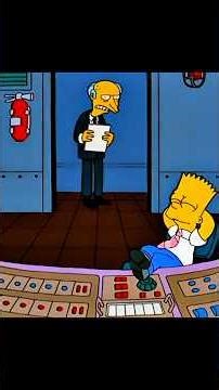 Bart took homer’s place at nuclear plant #simpsons #shorts