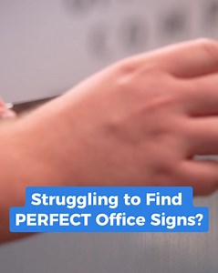 Does your office need an upgrade? Shop high-quality, custom signs at a low price. | Office Sign Company