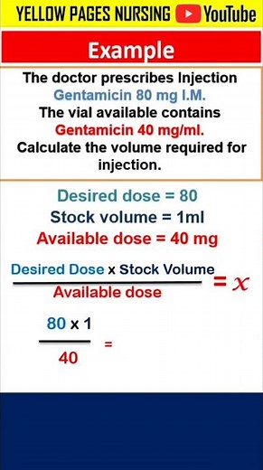 Drug volume calculation made easy | Exam tips and Tricks | NCLEX questions | NURSE?