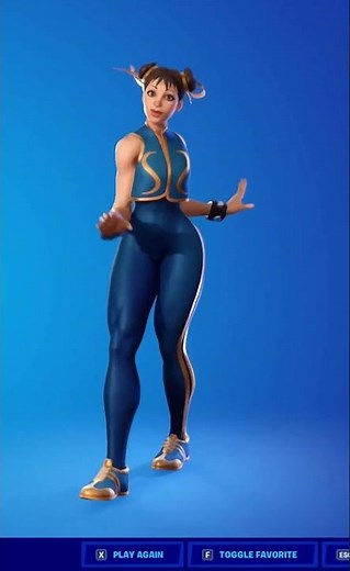 Fortnite sus moments 🍑❤️🍑 FORTNITE *THICC* STREET FIGHTER SKIN CHUN-LI