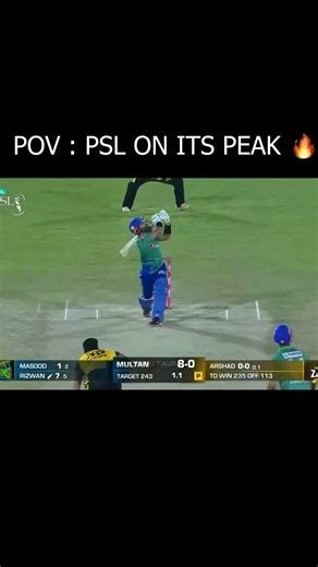 Highest run chase in PSL history 💀