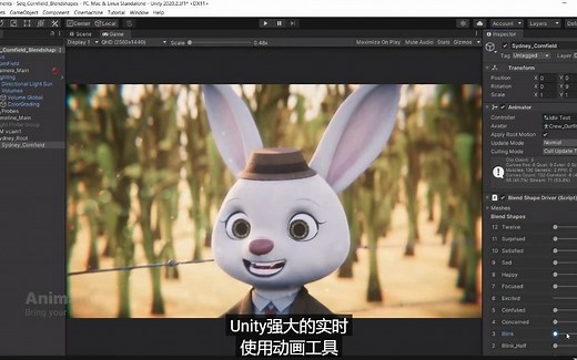 unity实时生成动画